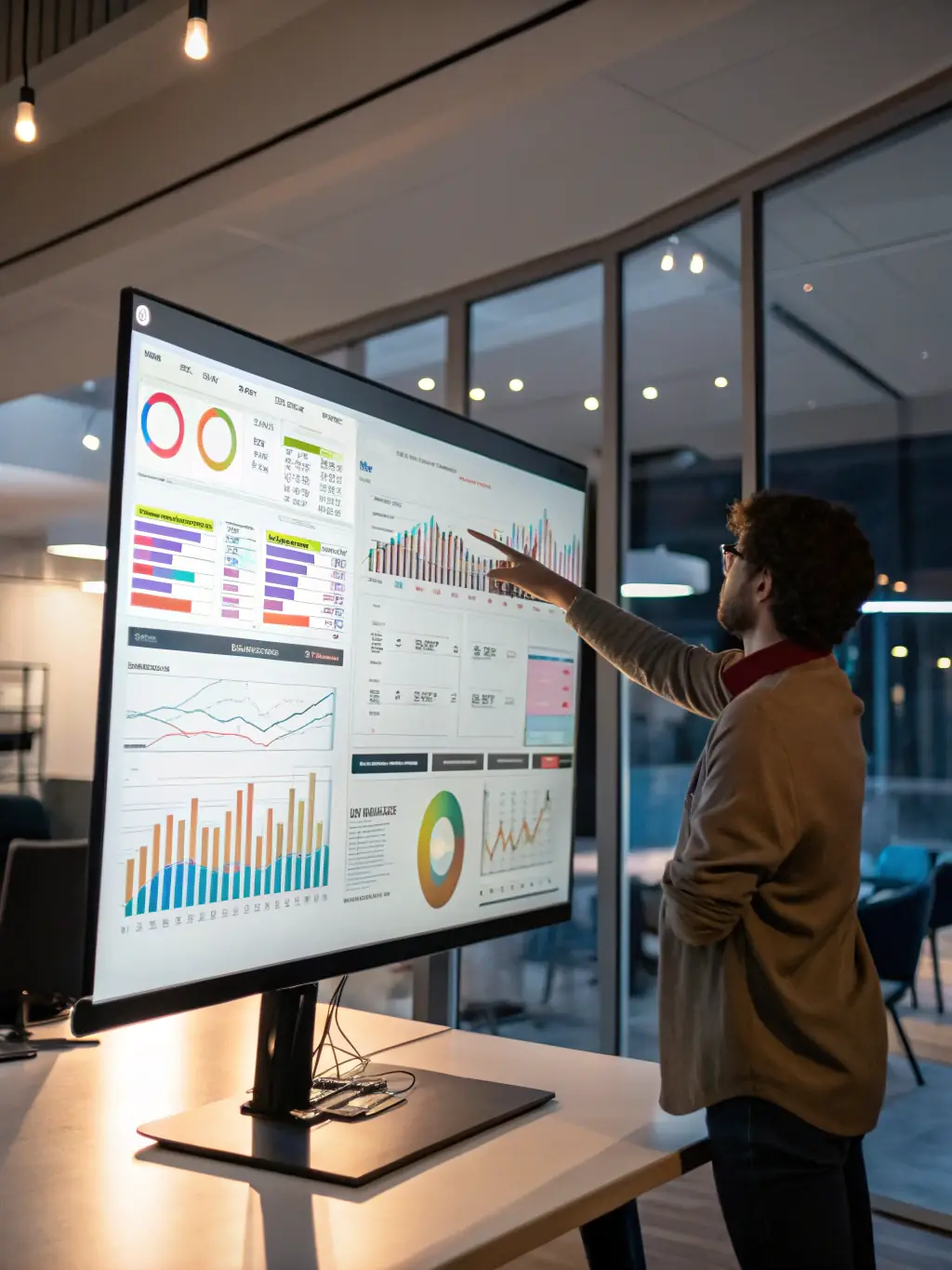 A visually appealing graphic illustrating a successful digital marketing campaign, highlighting key metrics such as increased website traffic and conversion rates.