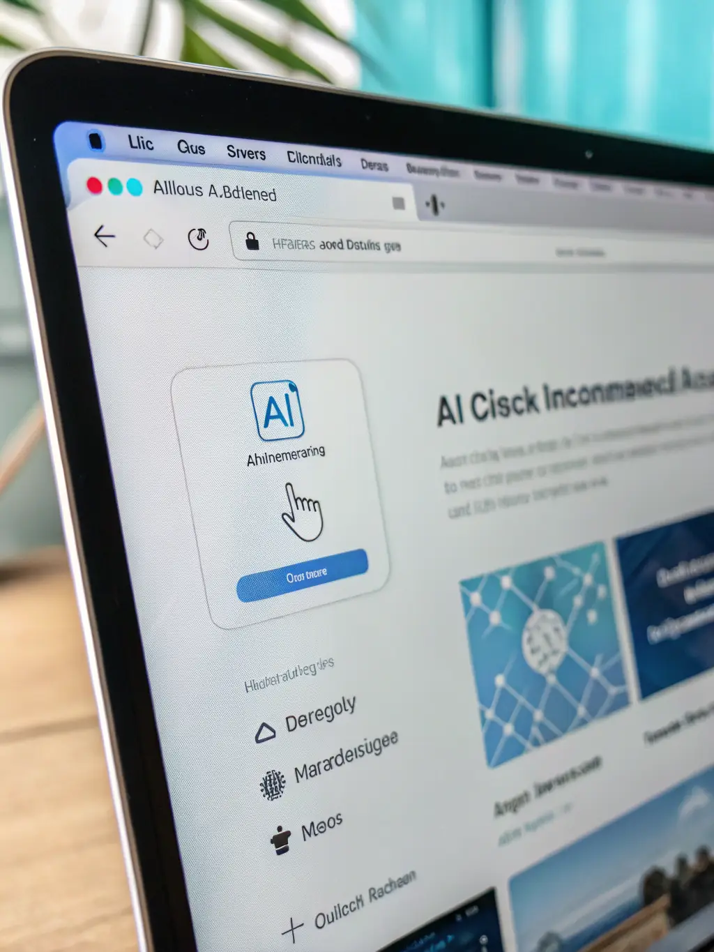 An AI-powered tool generating personalized content recommendations for website visitors based on their browsing history.