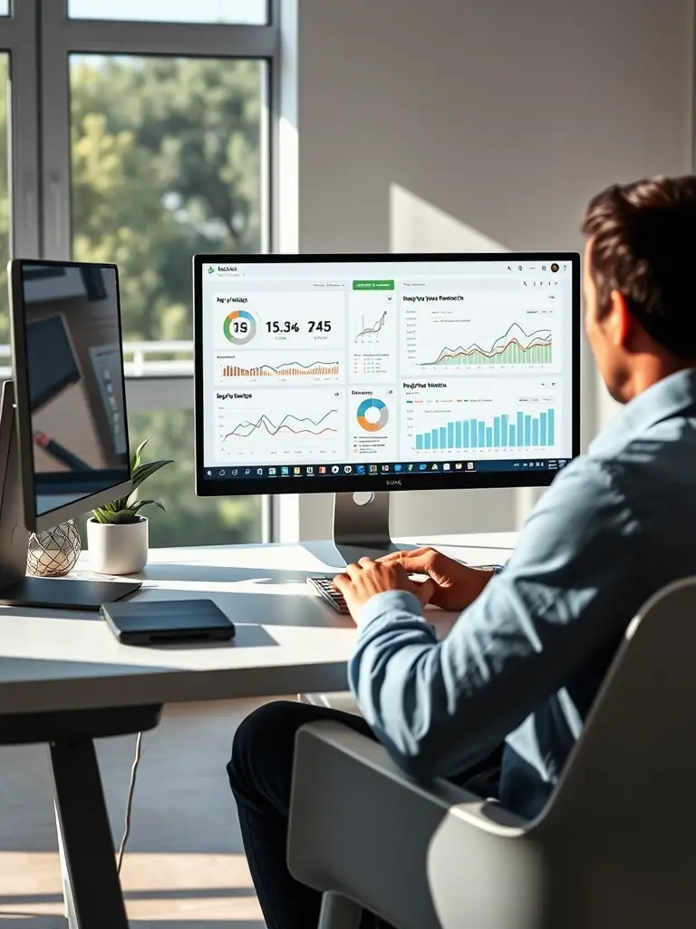 A dynamic image showing a website's search engine ranking improving over time, symbolizing PixelForge's expertise in SEO and driving organic growth.